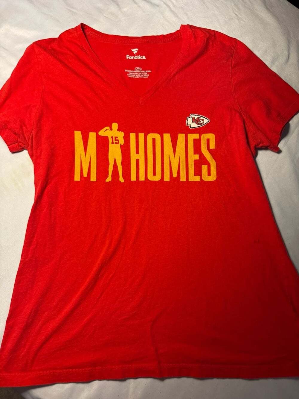 Fanatics Kansas City Chiefs Patrick Mahomes V-Neck T-Shirt